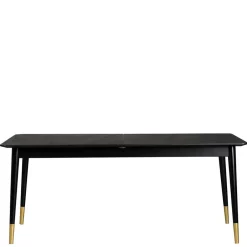 Wohnen Tischgruppe in Schwarz & Beige - Orgevia (siebenteilig)