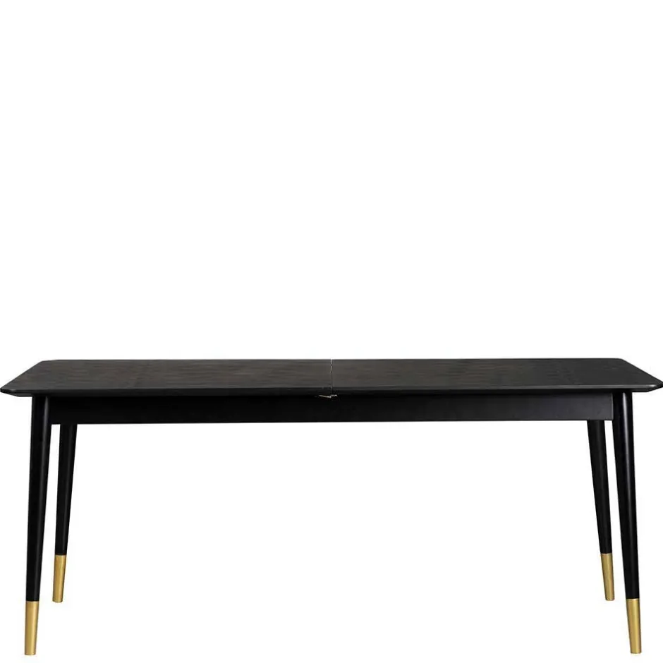 Wohnen Tischgruppe in Schwarz & Beige - Orgevia (siebenteilig)