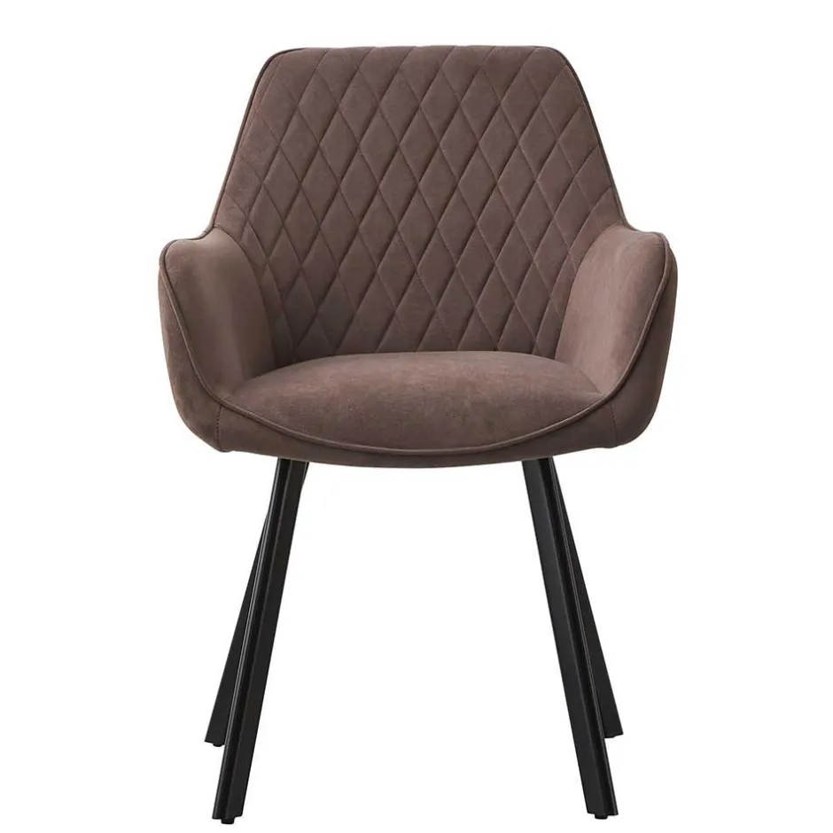 Wohnen Tischgruppe mit vier Stühlen Set - Marquita (fünfteilig)