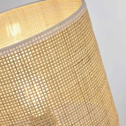 Tischleuchte aus Bambus Geflecht in Beige - Veromica^Wohnen Online