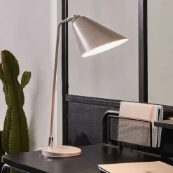 Wohnen Tischleuchte aus grauem Metall - Paolo