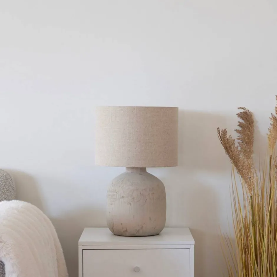 Wohnen Tischleuchte in Hellbraun - Depna