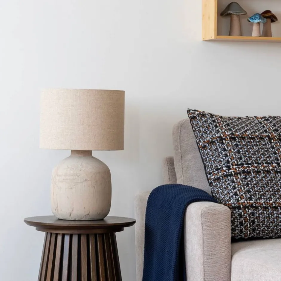 Wohnen Tischleuchte in Hellbraun - Depna