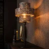 Wohnen Tischleuchte in Schwarzbraun Metall - Three