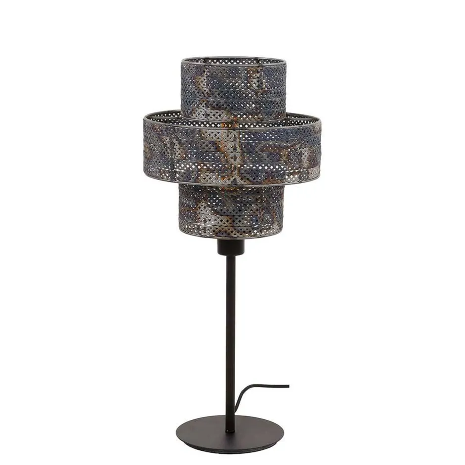 Wohnen Tischleuchte in Schwarzbraun Metall - Three