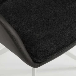 Wohnen Tischsessel in Anthrazit und Weiß - Garrysa (2er Set)