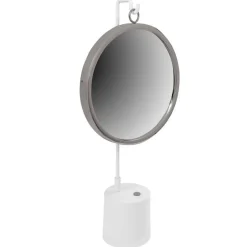 Tischspiegel in Silberfarben und Weiß - Cavan^Wohnen Hot