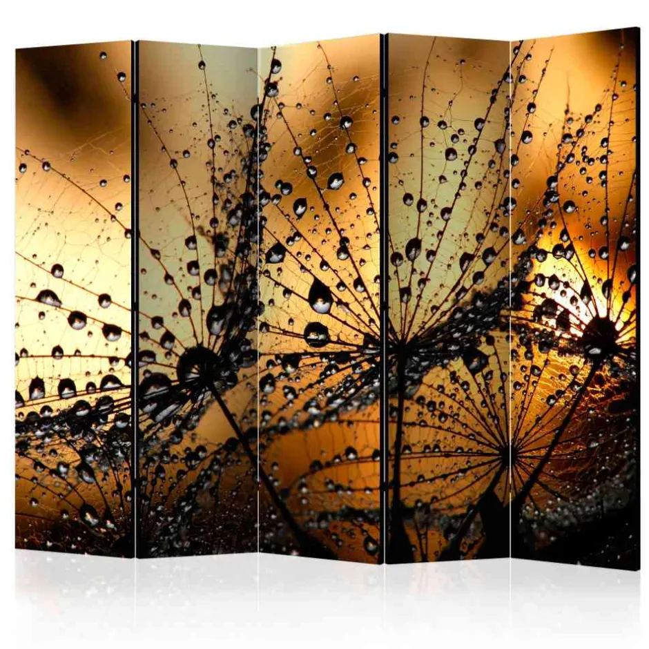 5-tlg. Foto Raumteiler Pflanzen & Tropfen - Two^Wohnen Clearance