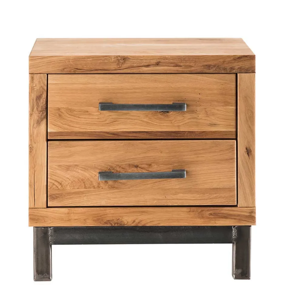 Wohnen Tolle Garderobenmöbel aus Wildeiche - Mulcian (vierteilig)