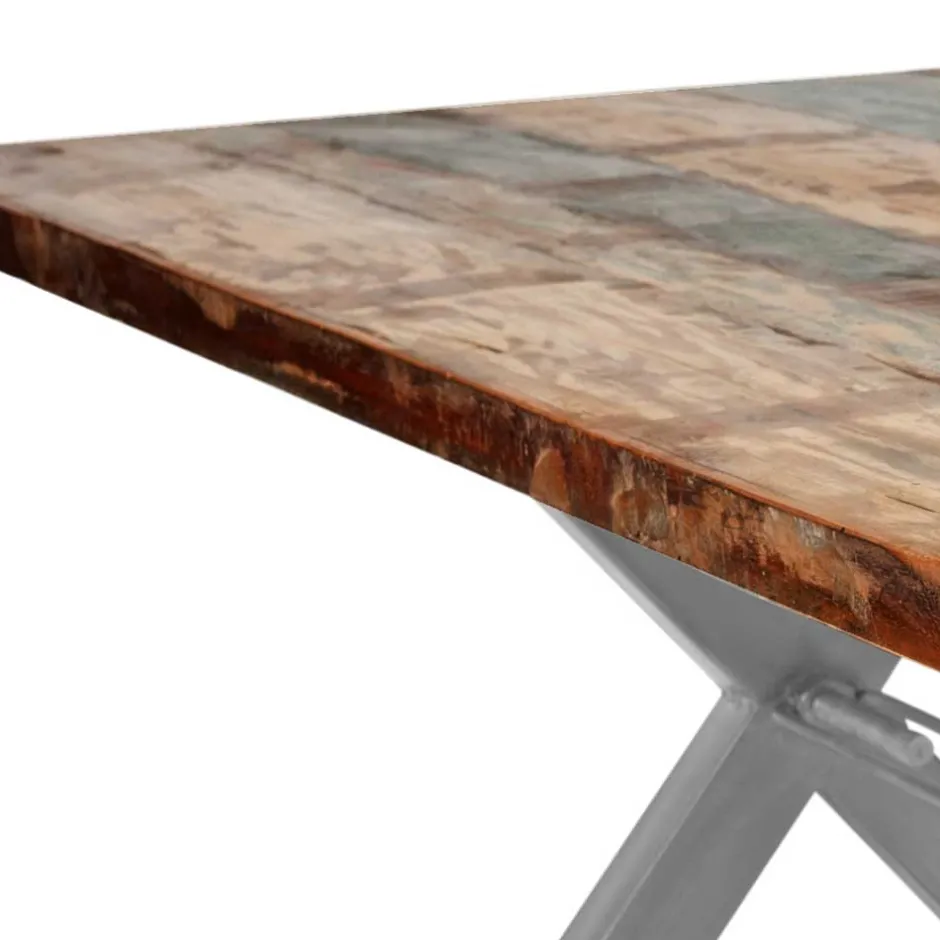 Toller Shabby Chic Tisch aus Altholz Bunt - Teas^Wohnen Clearance