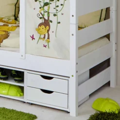 Kinder Wohnen Tolles Spielbett Castalla in Weiß