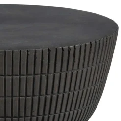 Tonfaser Beistelltisch in Dunkelbraun - Feregato^Wohnen