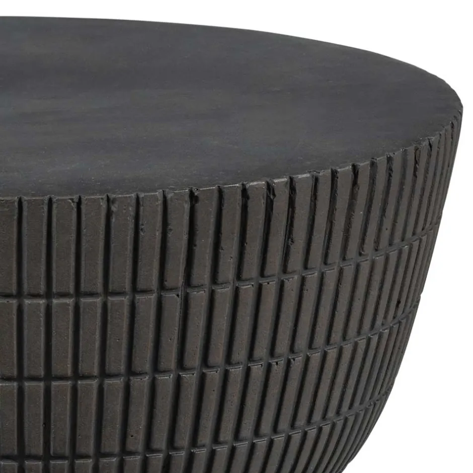 Tonfaser Beistelltisch in Dunkelbraun - Feregato^Wohnen