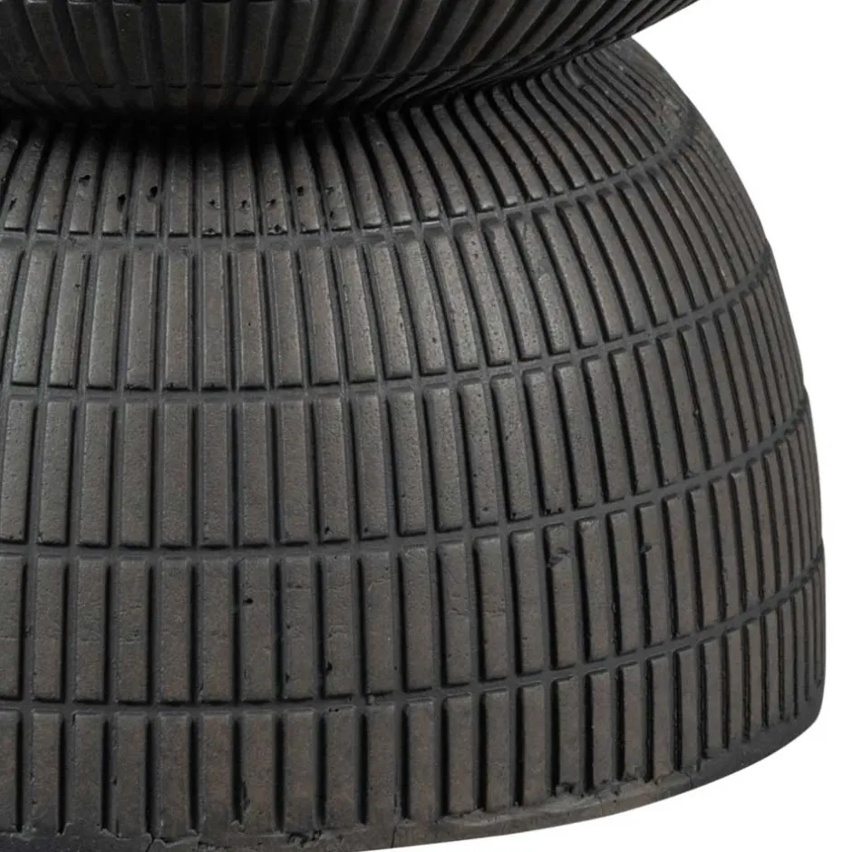 Tonfaser Beistelltisch in Dunkelbraun - Feregato^Wohnen