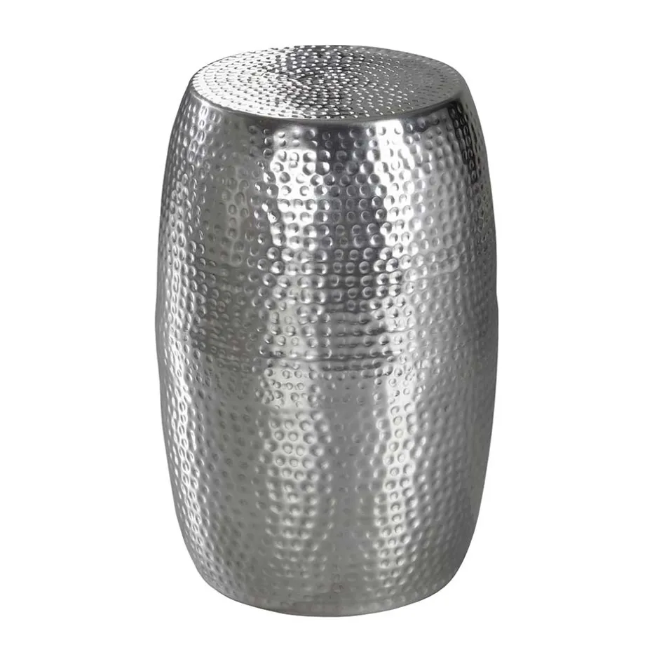 Tonnen Design Beistelltisch aus Aluminium - Bahare^Wohnen