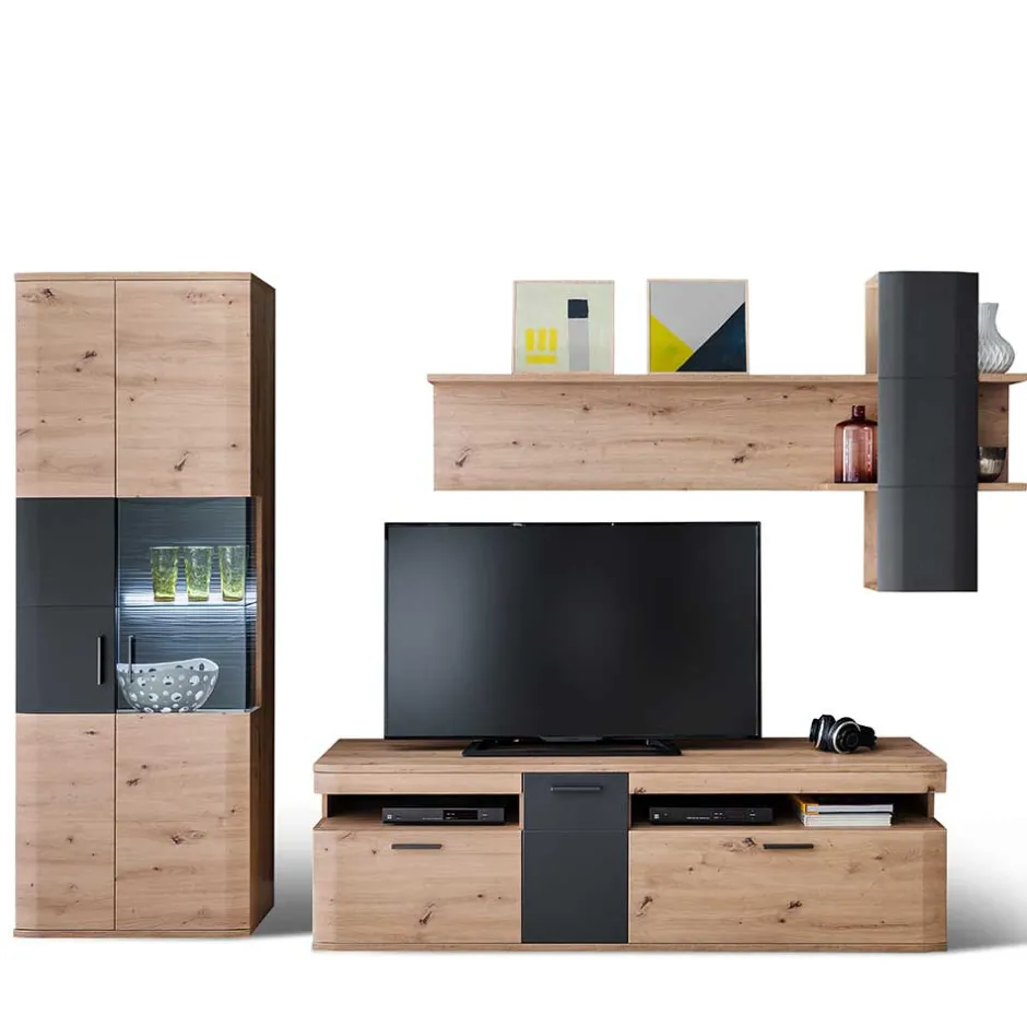Topp Design Anbauwand Set - Vecenda (dreiteilig)^Wohnen Best