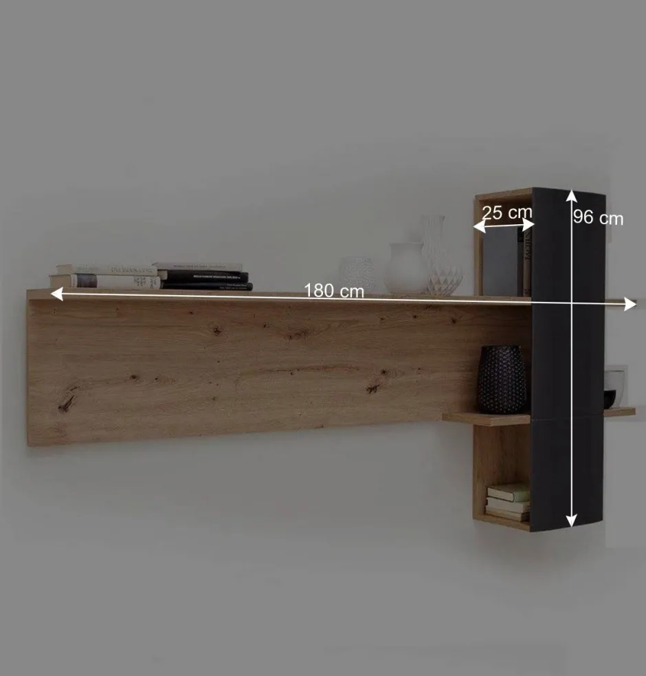 Topp Design Anbauwand Set - Vecenda (dreiteilig)^Wohnen Best