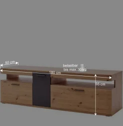 Topp Design Anbauwand Set - Vecenda (dreiteilig)^Wohnen Best