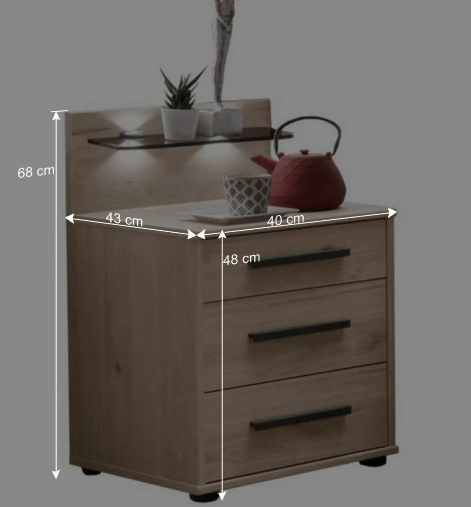 Topp Factory Bettanlage in 4 Längen - Licruva (dreiteilig)^Wohnen Discount