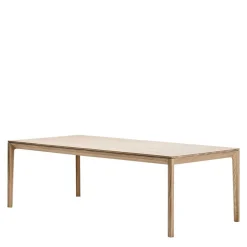 Wohnen Topp Holztisch in Eiche geschliffen Bianco - Enifra