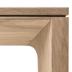 Wohnen Topp Holztisch in Eiche geschliffen Bianco - Enifra