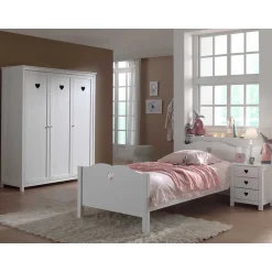 Topp Jugendzimmer Set Grandory in Weiß (dreiteilig)^Wohnen Hot