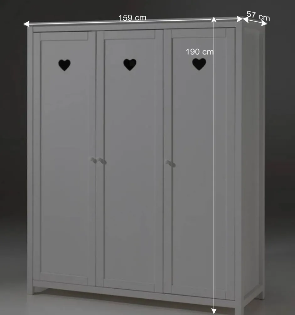 Topp Jugendzimmer Set Grandory in Weiß (dreiteilig)^Wohnen Hot