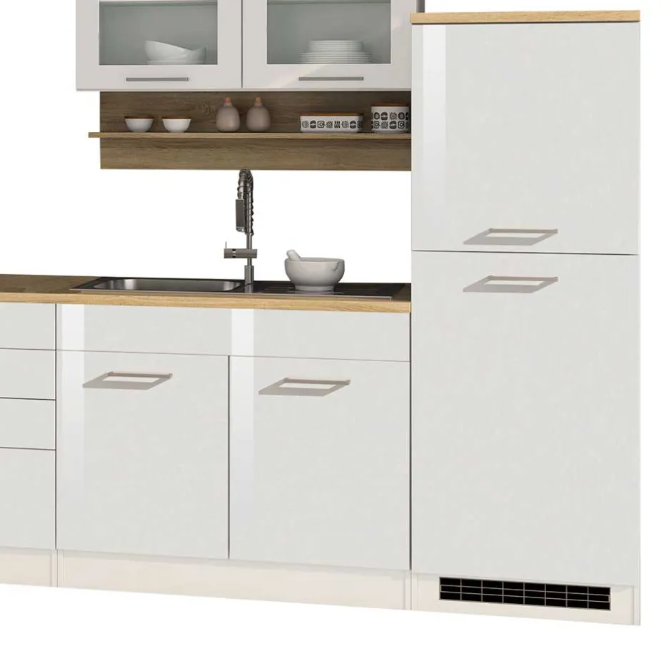 Wohnen Topp Leerblock Küche in Weiß - Cuneo I (zehnteilig)