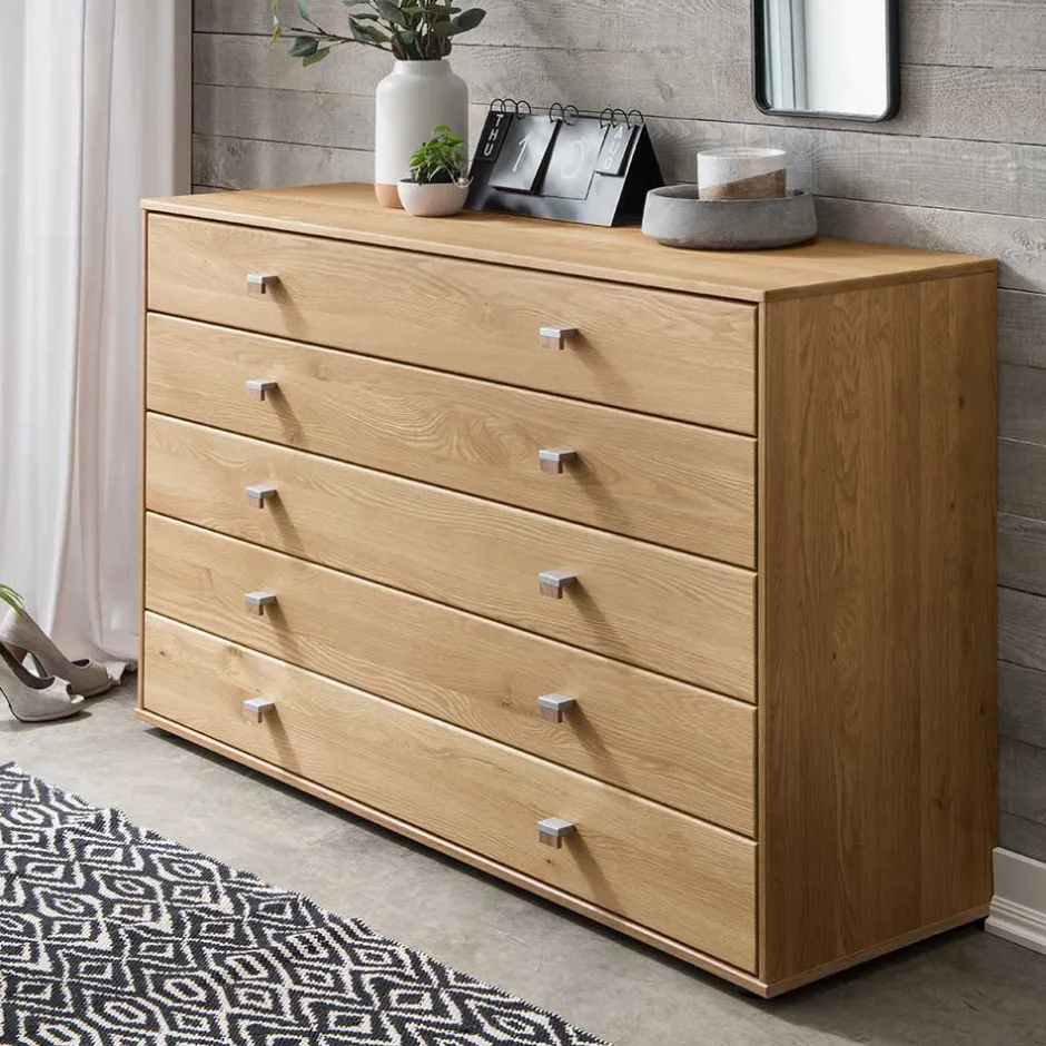 Topp Schlafzimmer Holzkommode 141x86x43 cm - Emdsiva^Wohnen