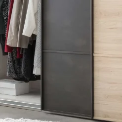 Wohnen Topp Schlafzimmerschrank mit zwei Schwebetüren - Licruva