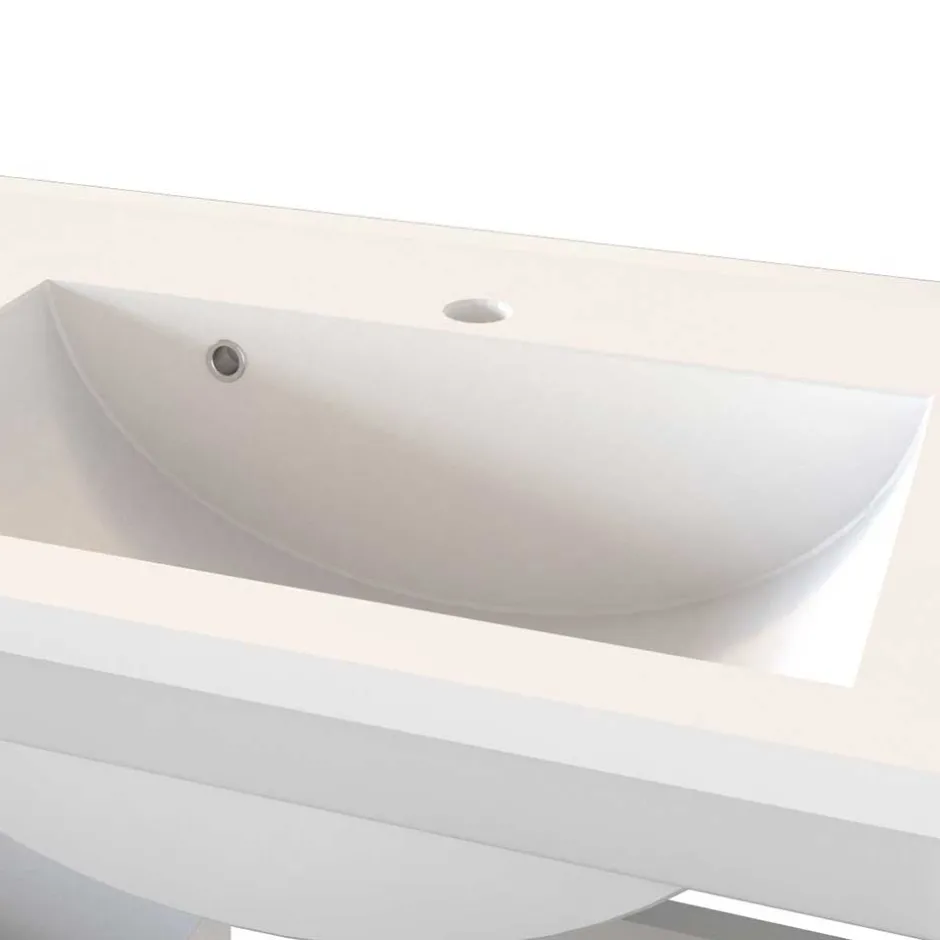 Wohnen Topp Waschtisch mit Becken zum Aufhängen - Lemnas