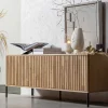 Türen-Sideboard in Eiche & Schwarz - Banyo^Wohnen Hot