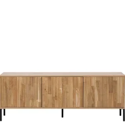 Türen-Sideboard in Eiche & Schwarz - Banyo^Wohnen Hot