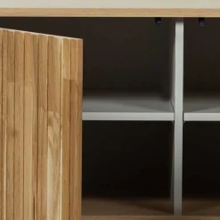 Türen-Sideboard in Eiche & Schwarz - Banyo^Wohnen Hot