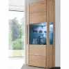 1-türige Eck-Vitrine in Eiche Bianco - Vernella^Wohnen New
