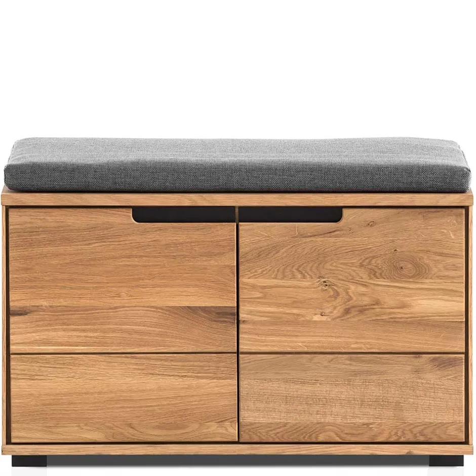 Wohnen 2-türige Garderobenbank in Eiche - Sennya