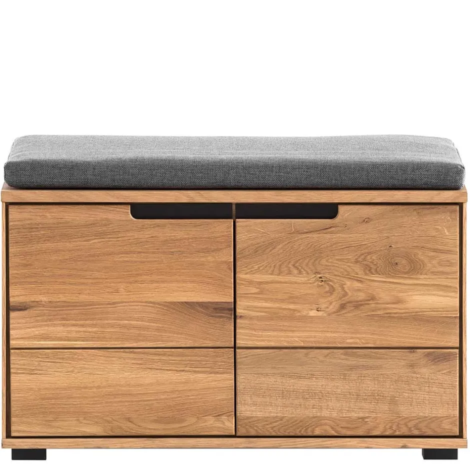 Wohnen 2-türige Garderobenbank in Eiche - Sennya