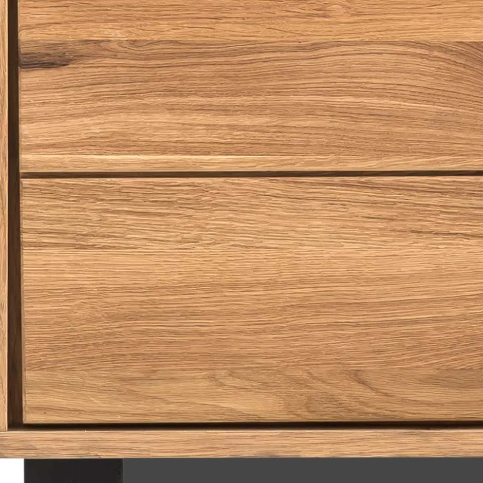 Wohnen 2-türige Garderobenbank in Eiche - Sennya