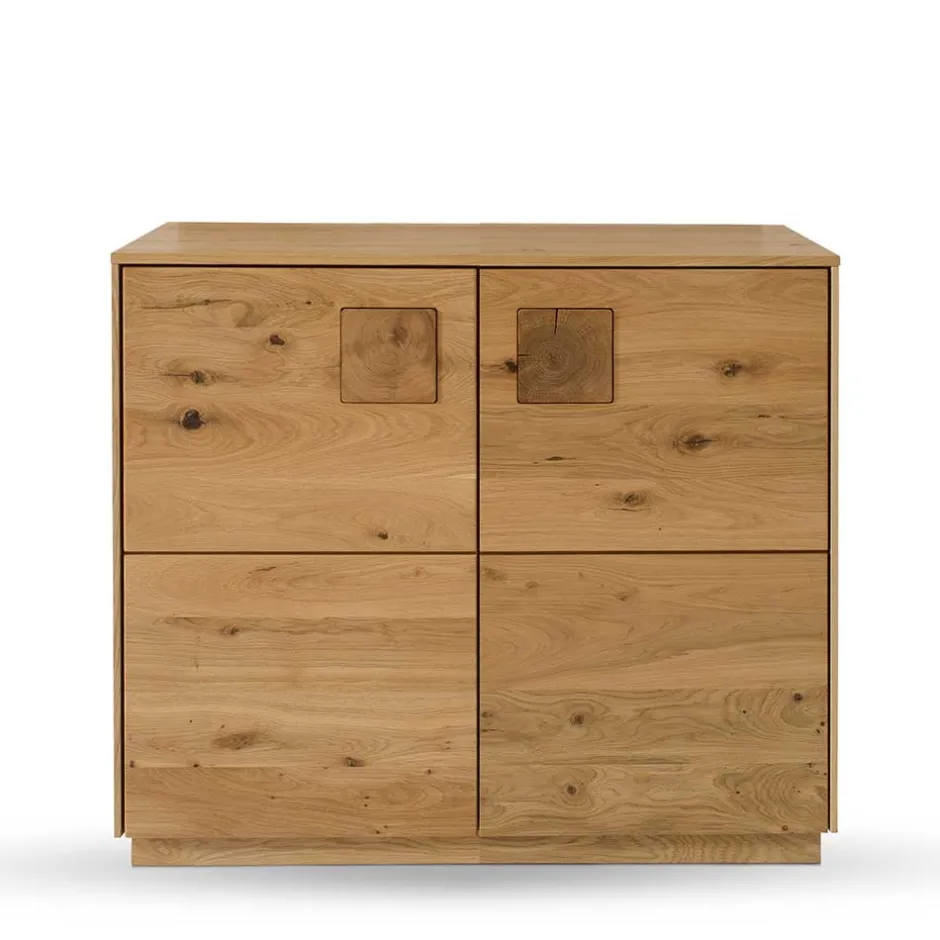 2-türige Kommode aus Massivholz Wildeiche - Millena^Wohnen