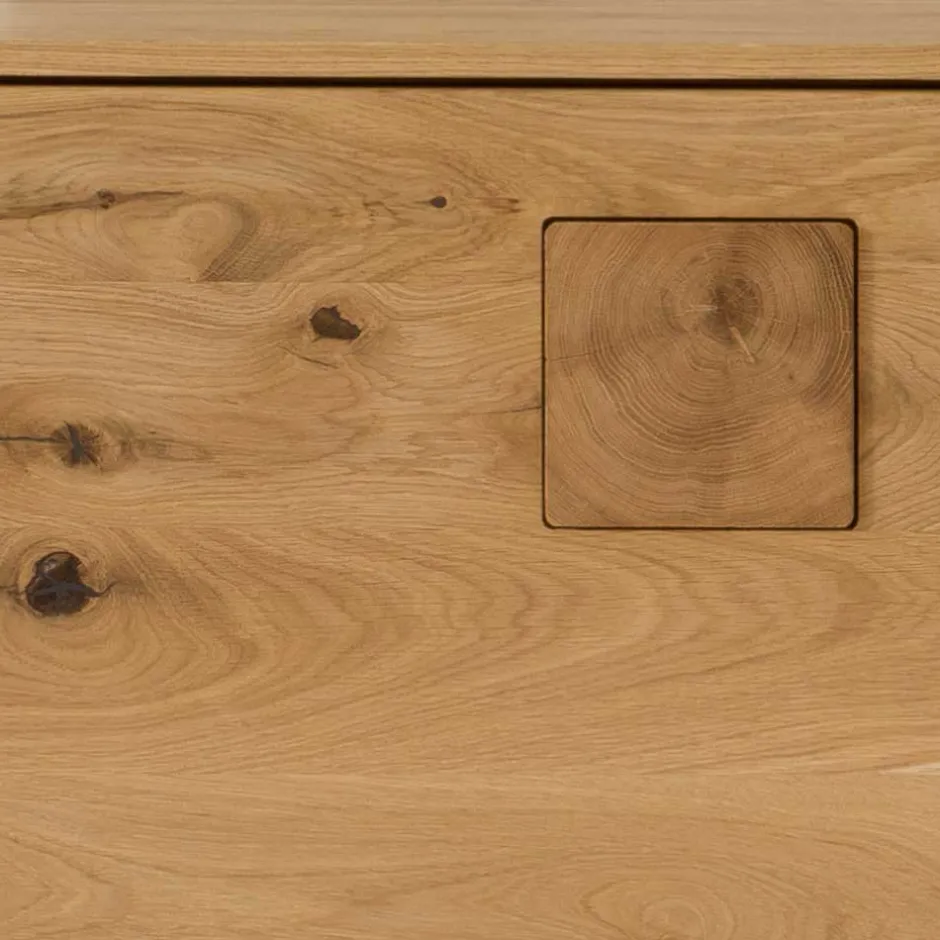 2-türige Kommode aus Massivholz Wildeiche - Millena^Wohnen