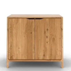 2-türige Kommode aus Wildeiche Massivholz - Laida^Wohnen Discount