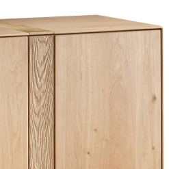 Wohnen 3-türige Kommode aus Wildeiche Massivholz - Barrios