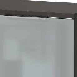 2-türige Schuhbank in Silbergrau Glas - Ilfred^Wohnen Outlet