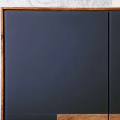 Wohnen 2-türige Schuhkommode in Anthrazit Glas - Mandrey