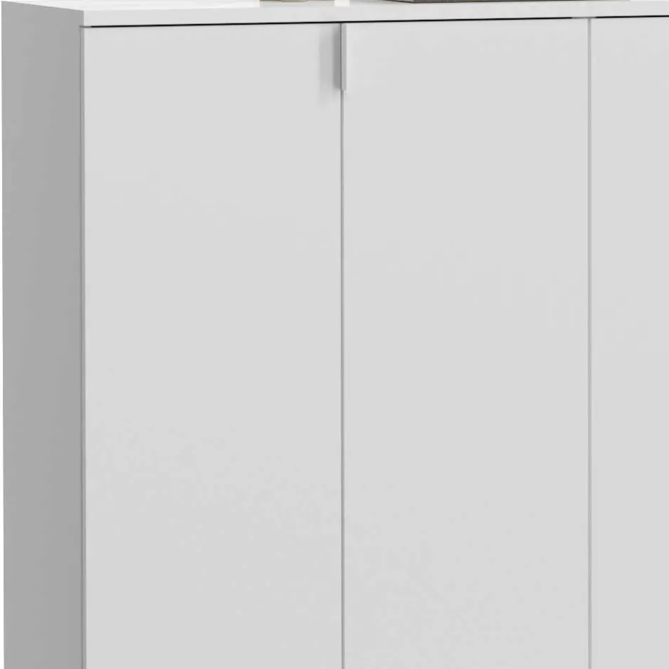 6-türige Schuhkommode in Weiß - Ejulia (dreiteilig)^Wohnen Discount