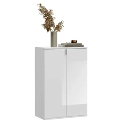 6-türige Schuhkommode in Weiß - Ejulia (dreiteilig)^Wohnen Discount