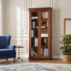 Wohnen 2-türige Vitrine im klassischen Stil - Lemerzi