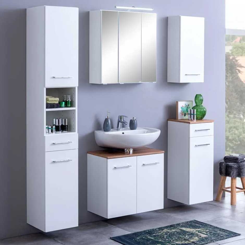 1-türiger Bad Hängeschrank 30x64x20 cm - Lasdias^Wohnen Best