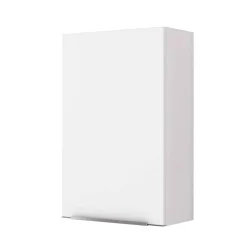 1-türiger Badezimmeroberschrank in Weiß - Livendas^Wohnen