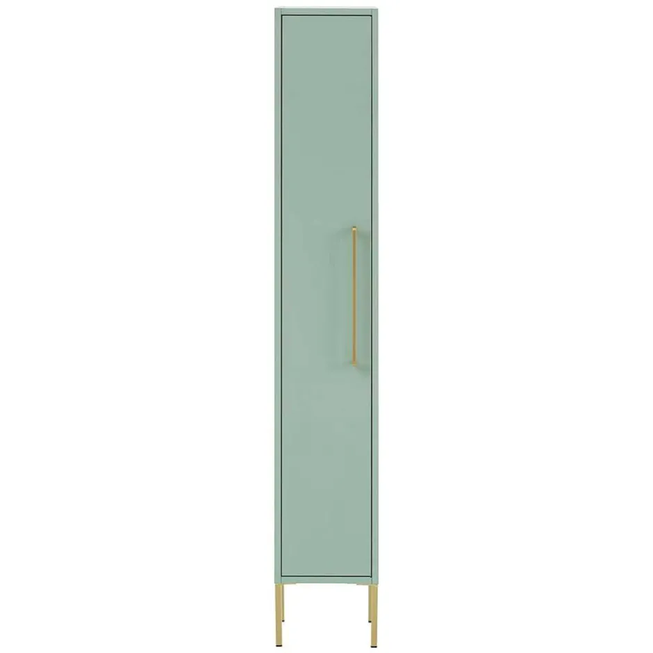 1-türiger Badschrank in Mintgrün & Gold - Aparcian^Wohnen Sale